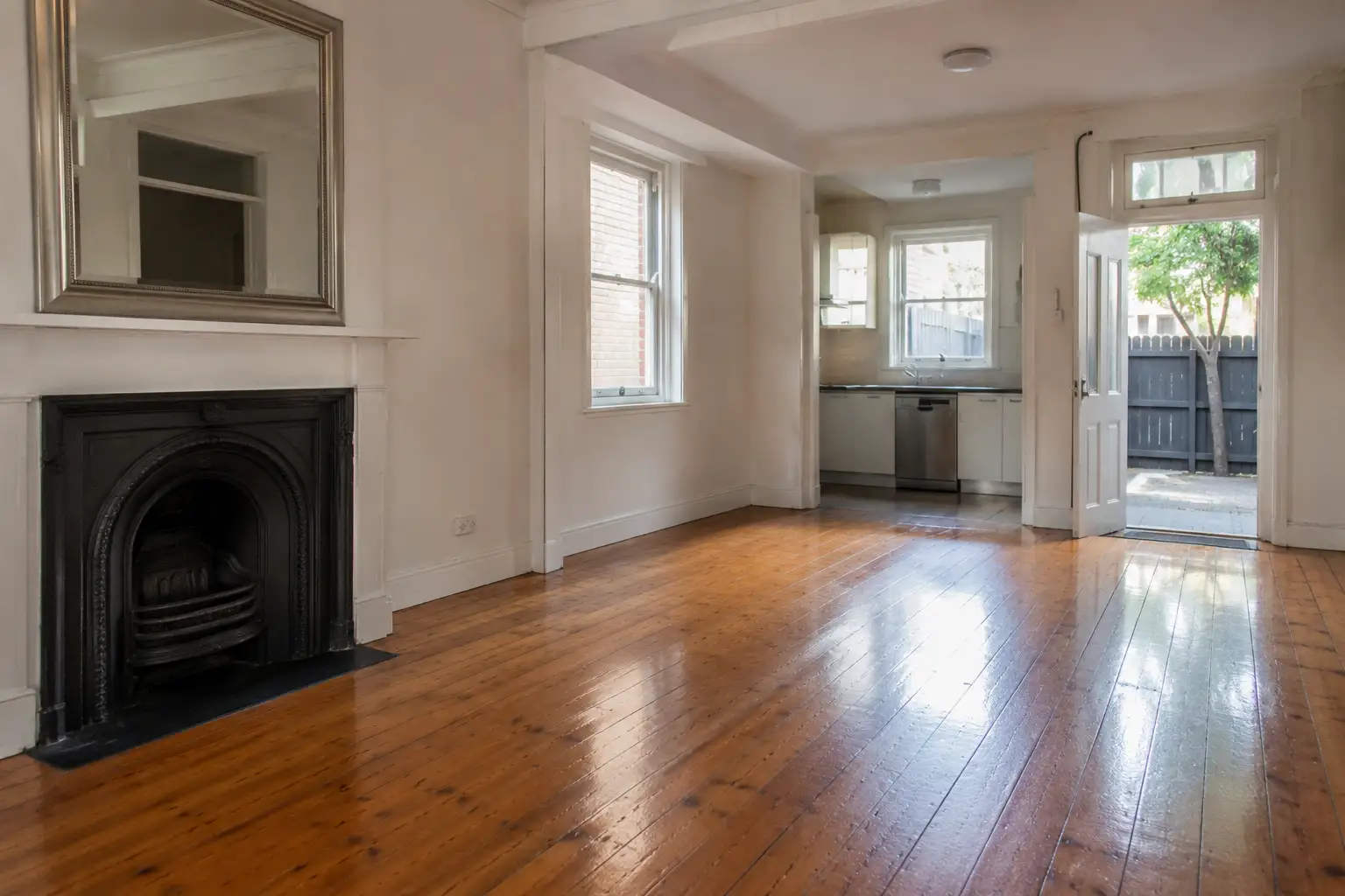 Empty Brunswick rental home after end of lease cleaning